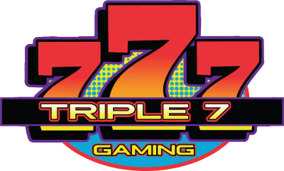 A logo for triple 7 gaming.